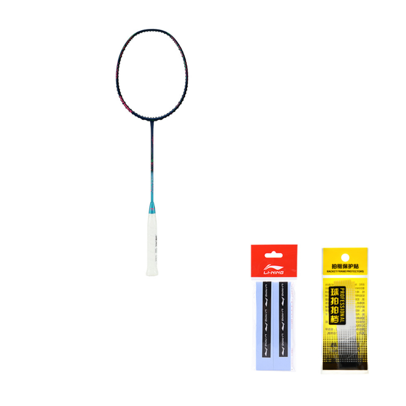 Li Ning Thunder 50 Full Carbon Badminton Rackets Offensive Type Heavy Head, Stiff Shaft Professional Single Racket