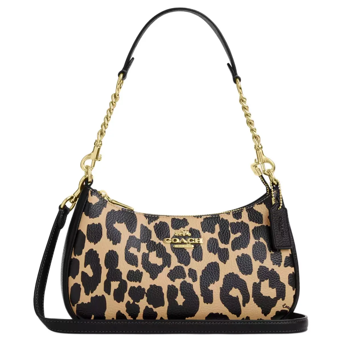 COACH Teri Leather Shoulder Bags Medium Women's Multicolor