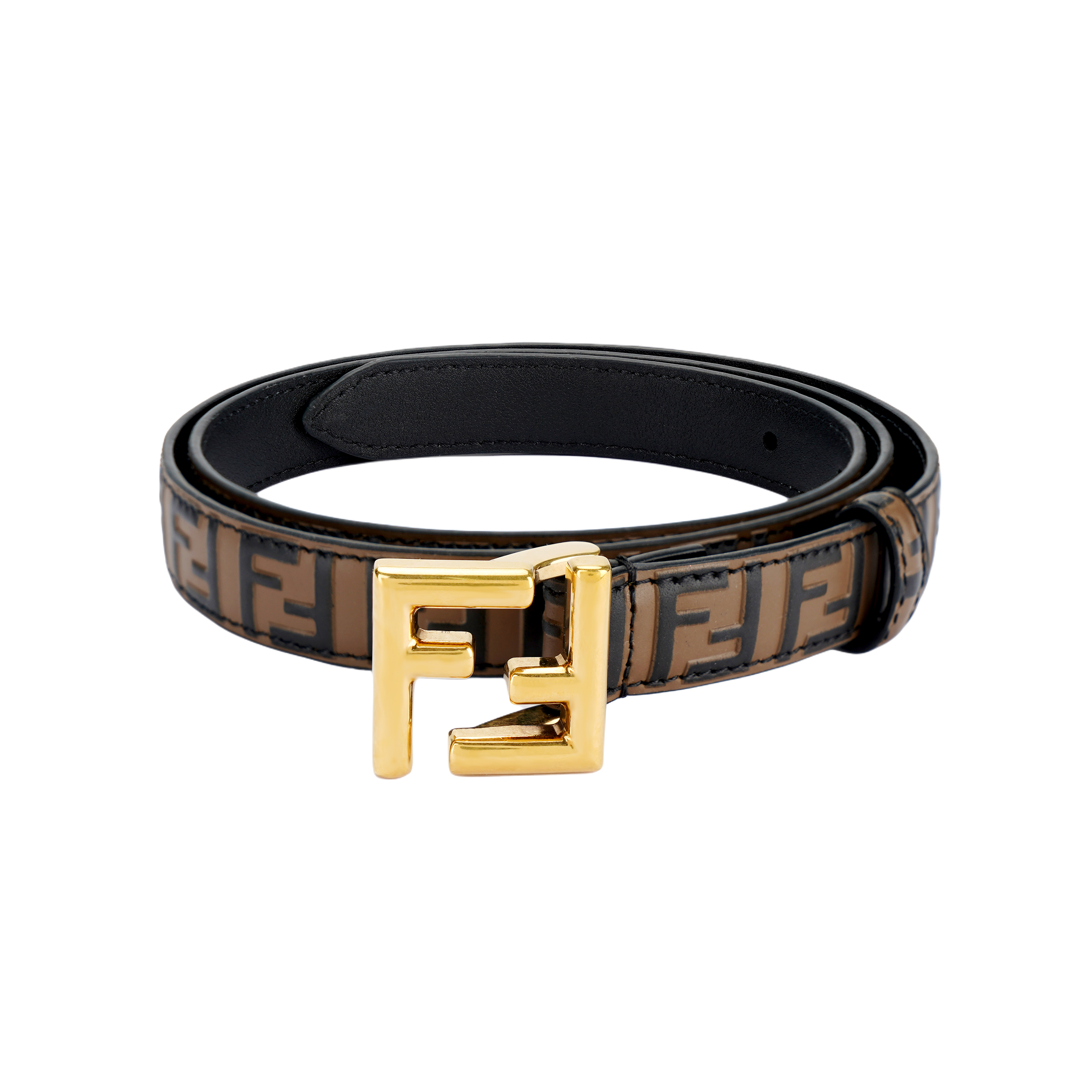 Женский ремень Fendi 8C0648-AQ1J-F1N1Y (коричневый)