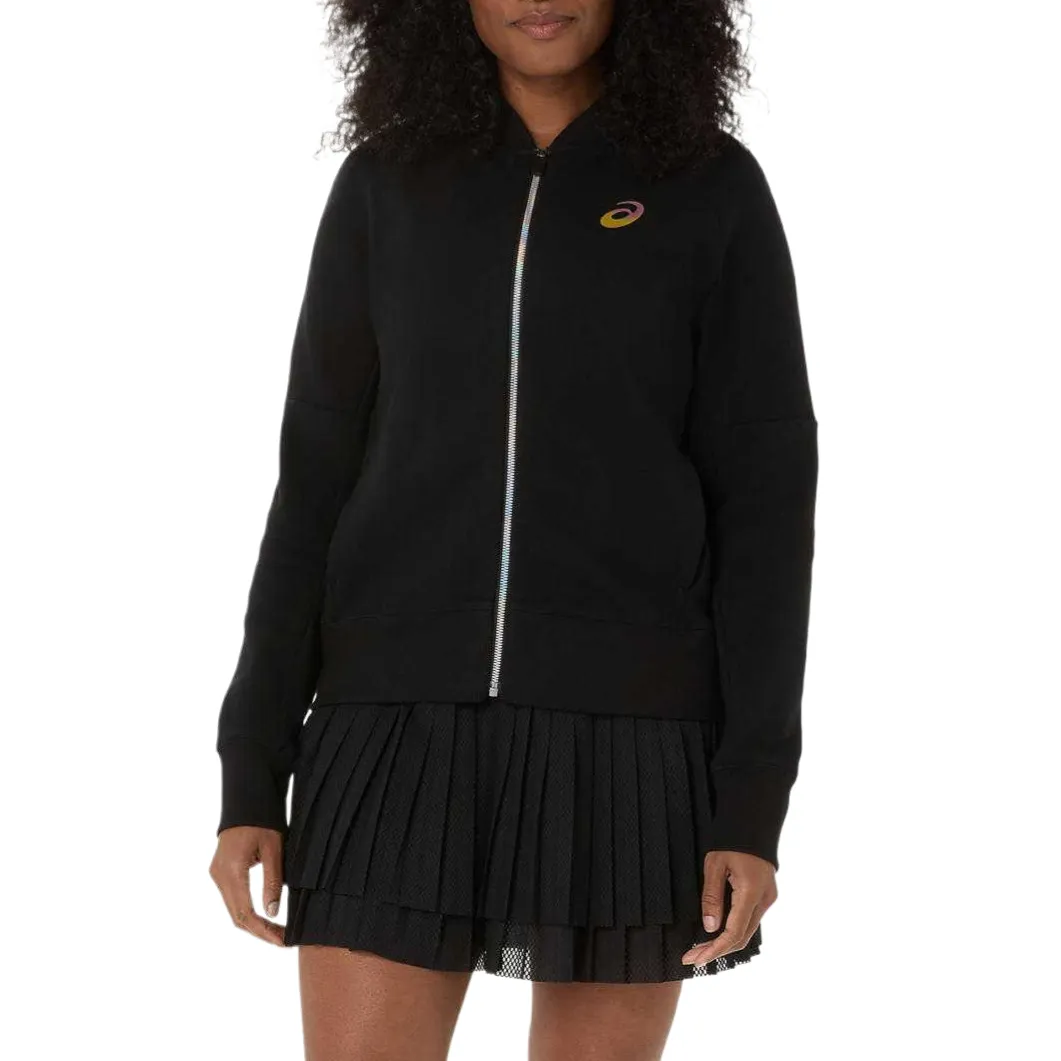 ASICS Jackets Women's Black Baseball Collar Moderate Other