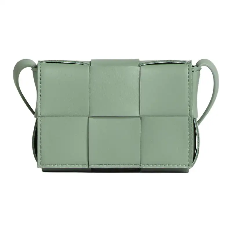 Bottega Veneta Candy Cassette Crossbody Bag Mini Intreccio New Sauge