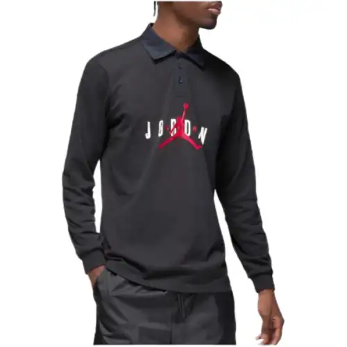 Jordan Polo Shirts Men's Black Polo Collar Moderate Other