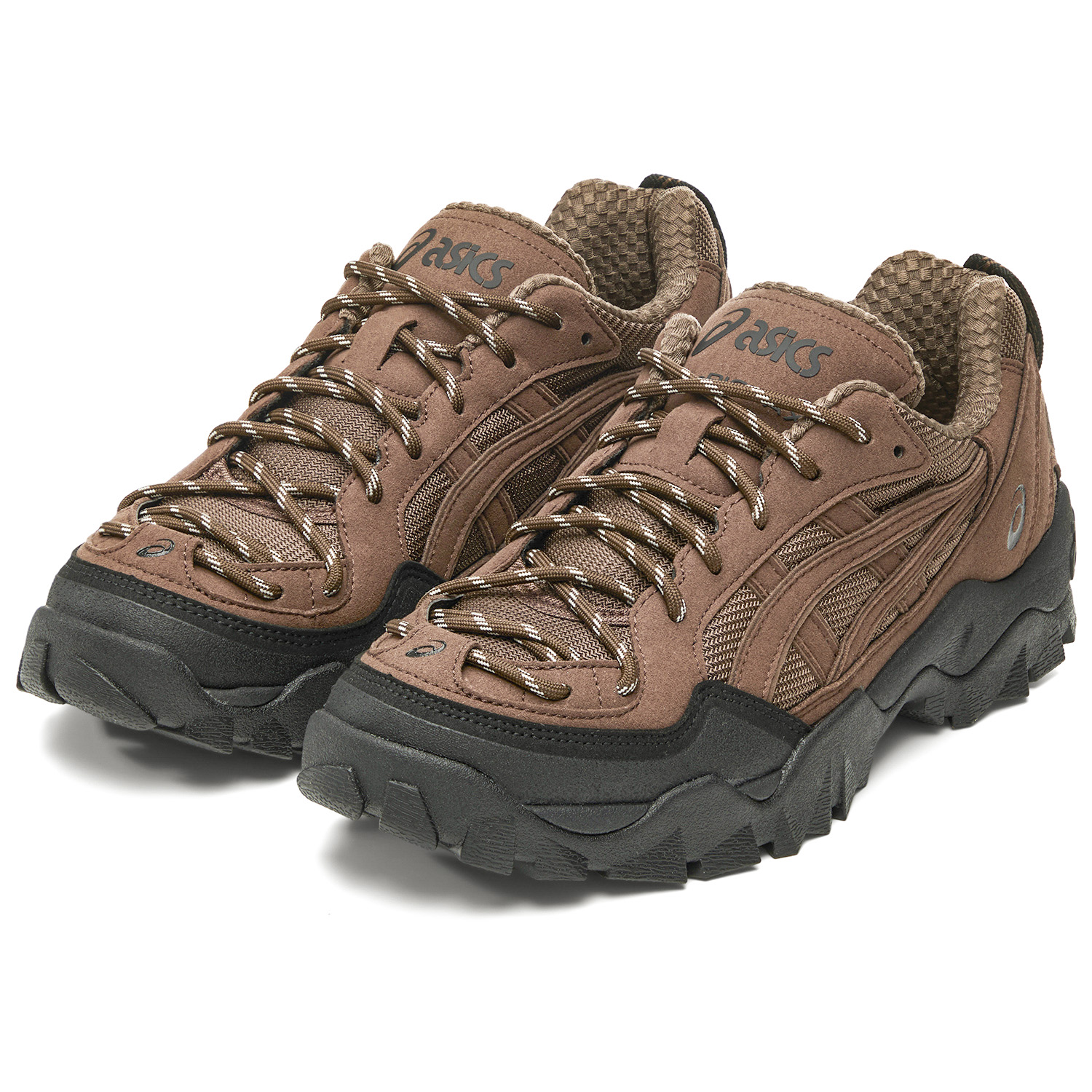 ASICS GEL PICKAX Cushioning Balance Low top Outdoor Shoes Unisex Maillard Style Color