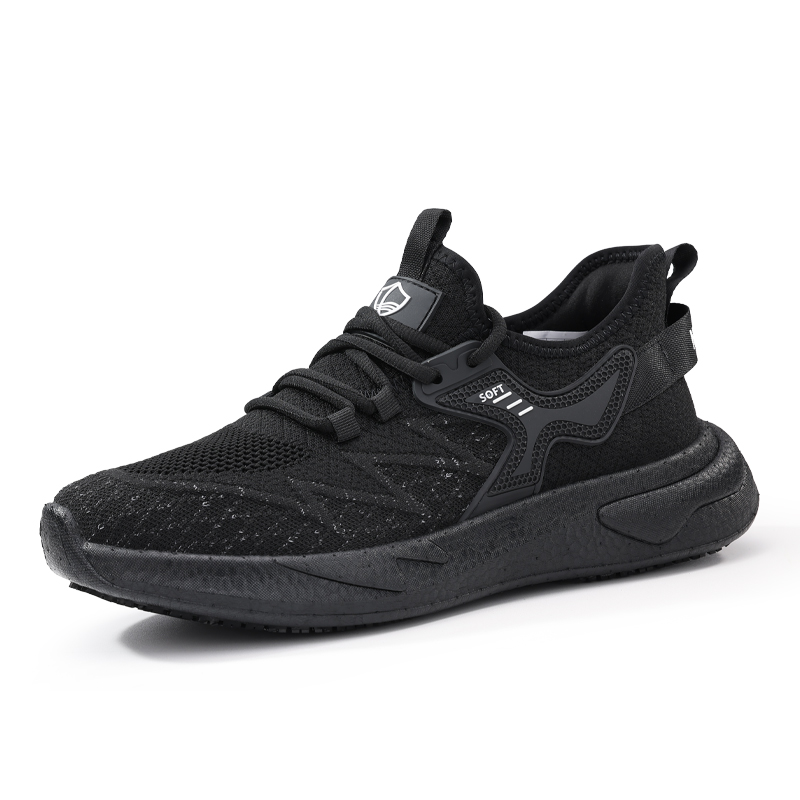 LANOUDUN Non slip Lightweight Low top Outdoor Shoes Men’s Black