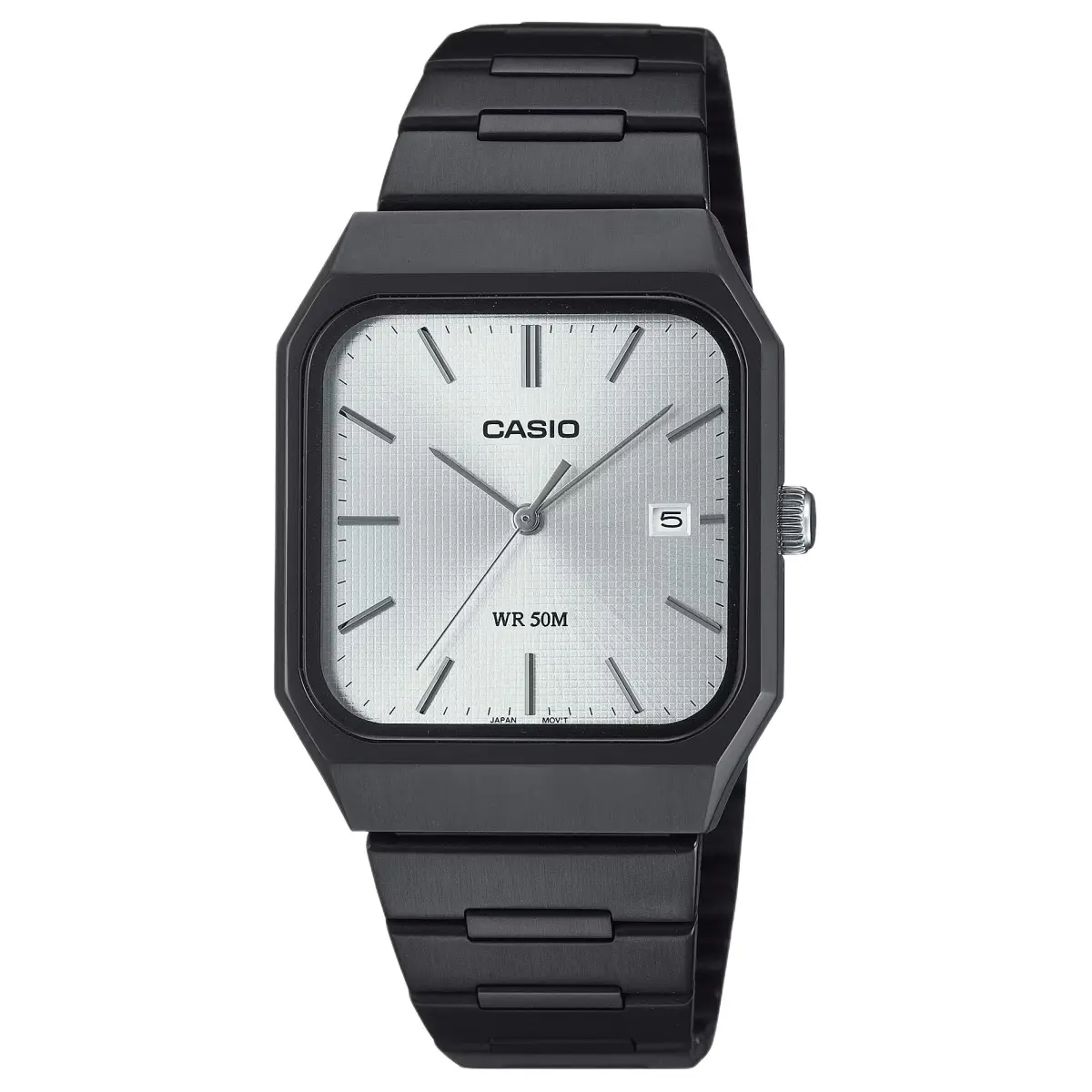 CASIO G SHOCK ['50', 149262]m Waterproof Quartz Movement Stainless Steel Ion Plated Strap Watch