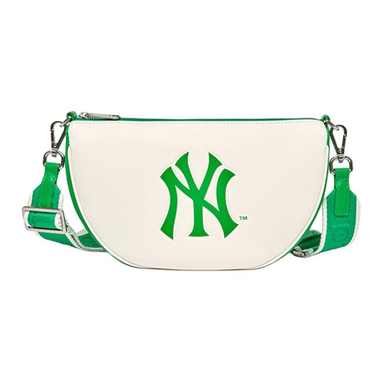 Сумка MLB (зелено-белая)