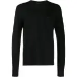 PRADA T Shirts Men's Black Crew Neck Moderate Straight Fit