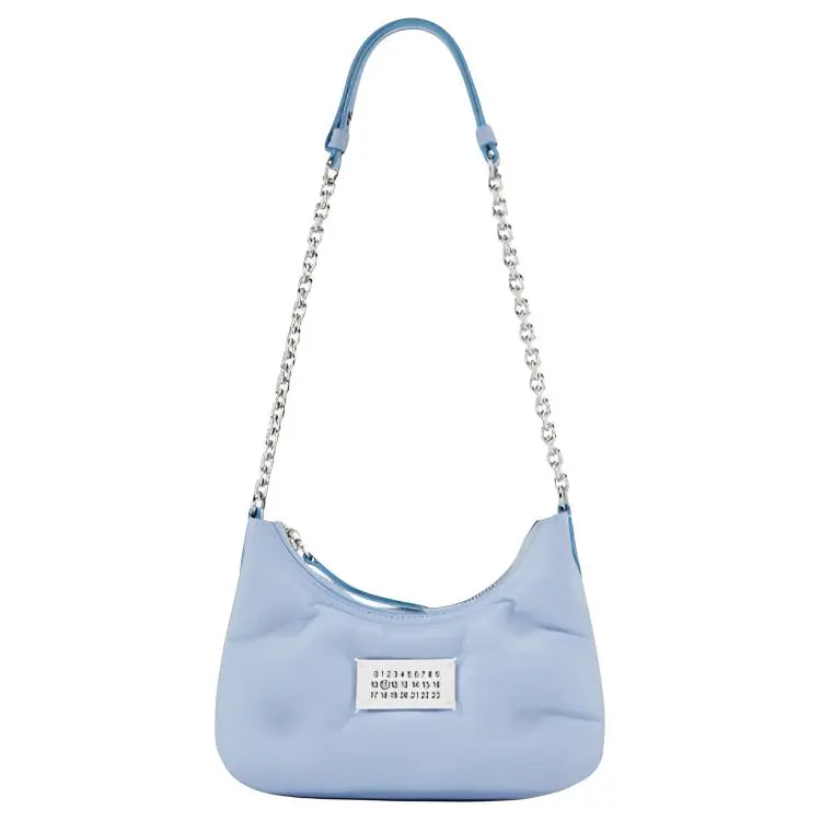 Maison Margiela Glam Slam Sheepskin Crossbody Bags Women's Sea Blue