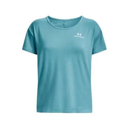 Under Armour Drop Shoulder Sleeve T Shirt Women's Uniform Blue