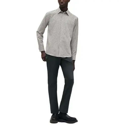 HERMES Shirts Men's Gray Moderate