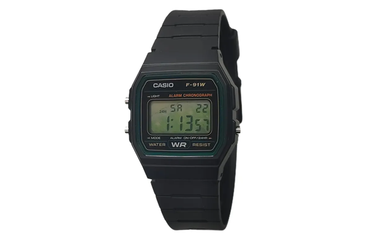 CASIO Custom Collection Quartz Movement Resin Strap Watch Unisex Black Dial