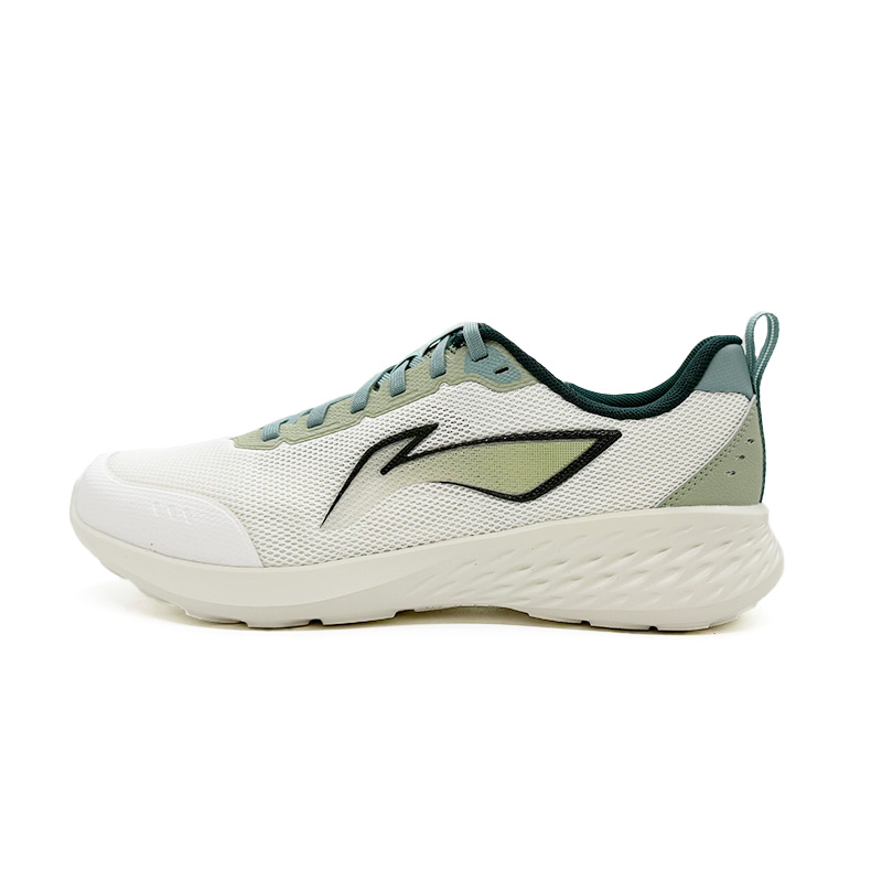 Li Ning Breathable Lightweight Breathable And Lightweight Low top Casual Training Running Shoes Men’s White Green