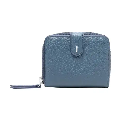 Maison Margiela Calfskin Wallet Women's Cornflower Blue