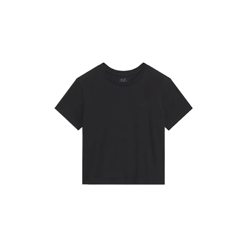 Vans T Shirts Women's Black Crew Neck Moderate