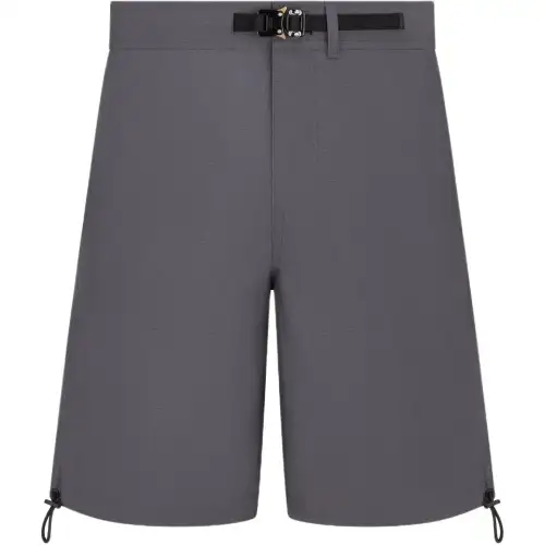 DIOR Casual Shorts Men's Dark Gray Moderate Straight Fit Pants