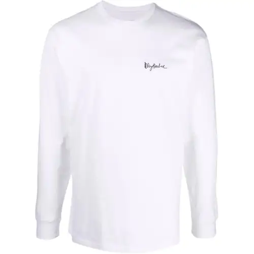 Vans T Shirts Men's White Crew Neck Moderate Straight Fit