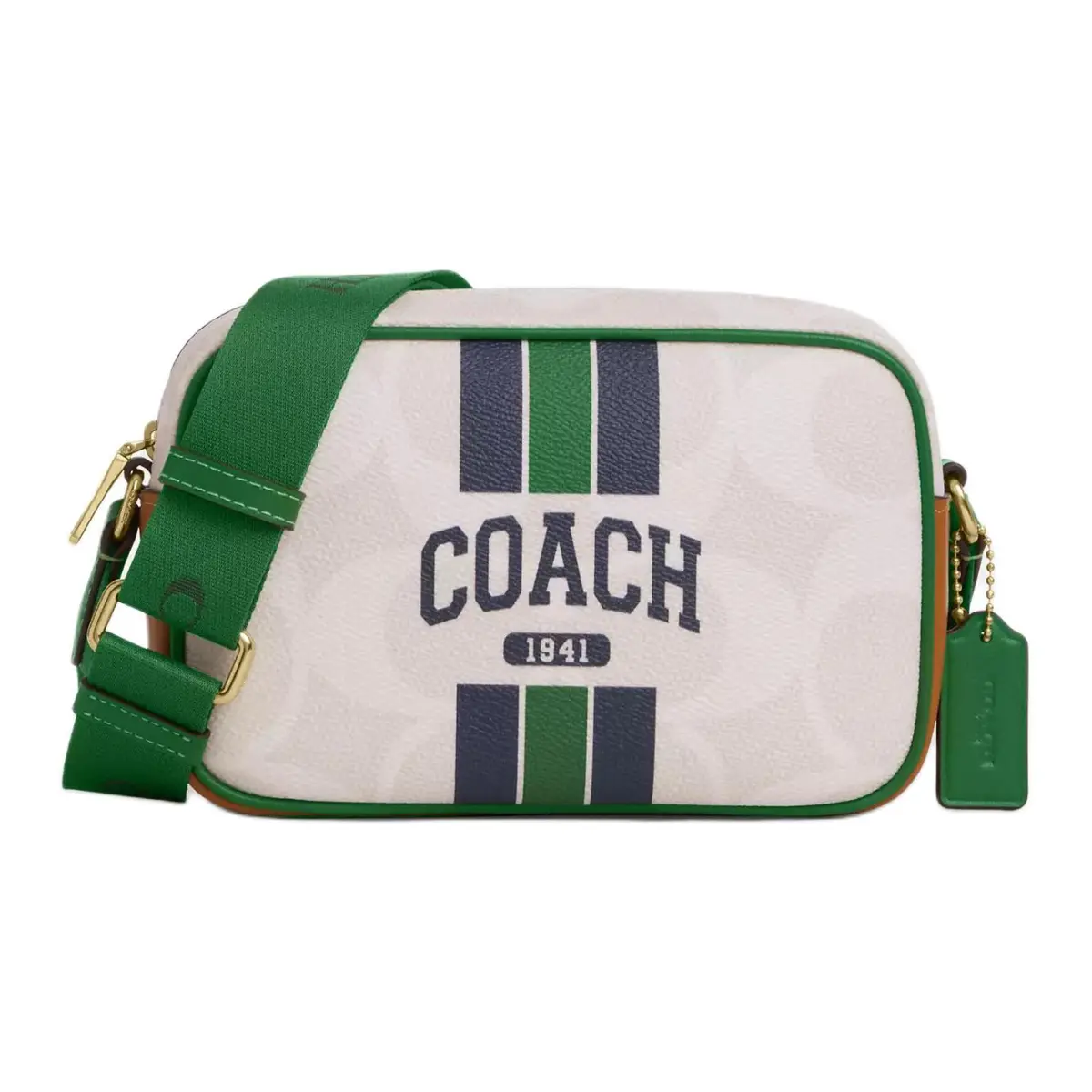 COACH JamieSignature Coated Canvas Camera Bag, Shoulder Bag Small Women's Multicolor