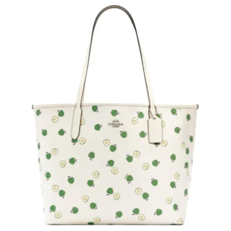 COACH City PVC Tote Bag, Shopping Bag, Handbag, Shoulder Bag Large Women's Cyan