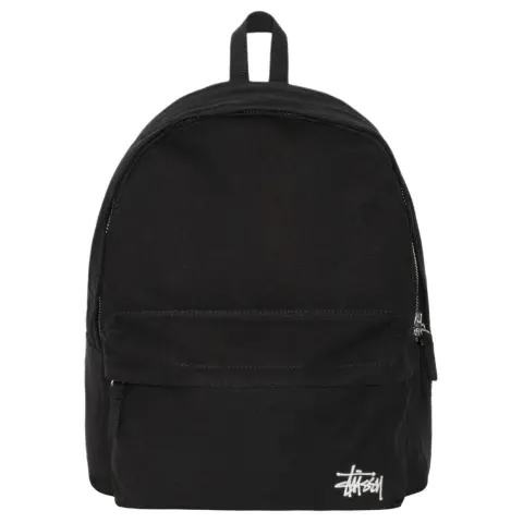 Stussy Cotton Backpack Unisex Black