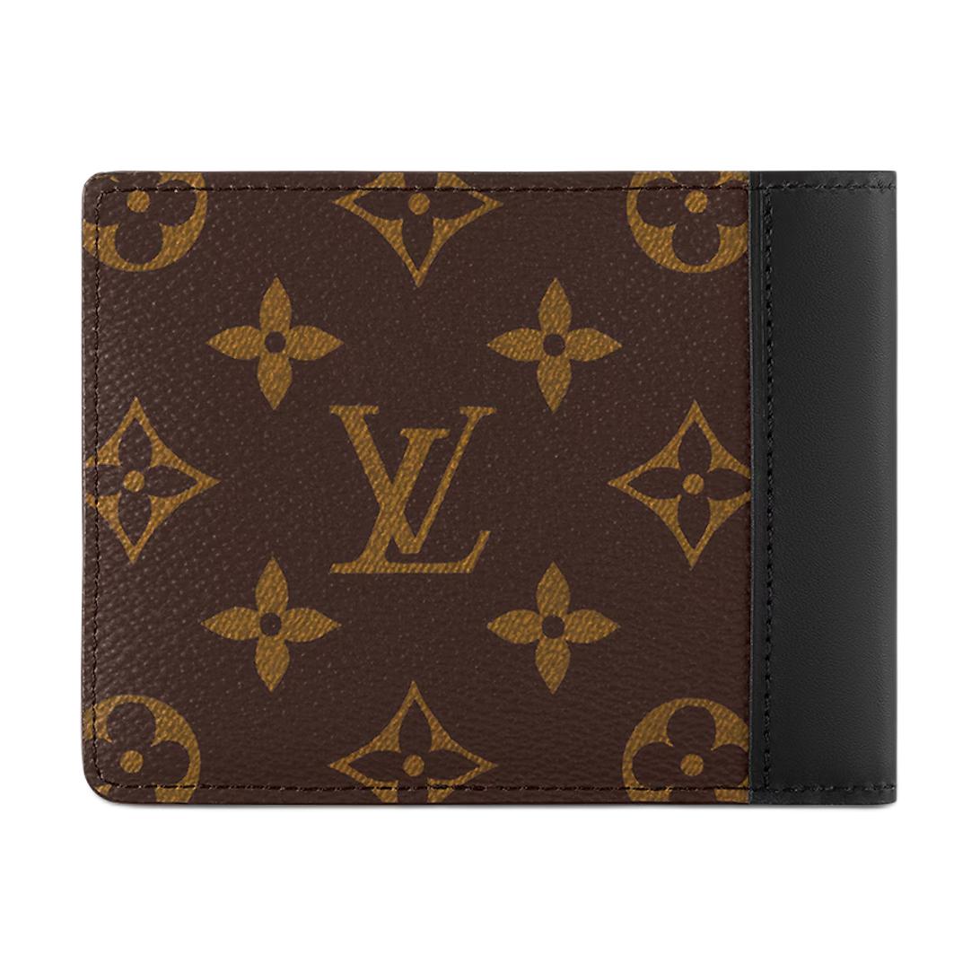 Мужское портмоне Louis Vuitton Multiple (коричневый) — фото 3