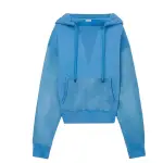 LOEWE Sweatshirts Men's Blue Hooded Moderate Regular