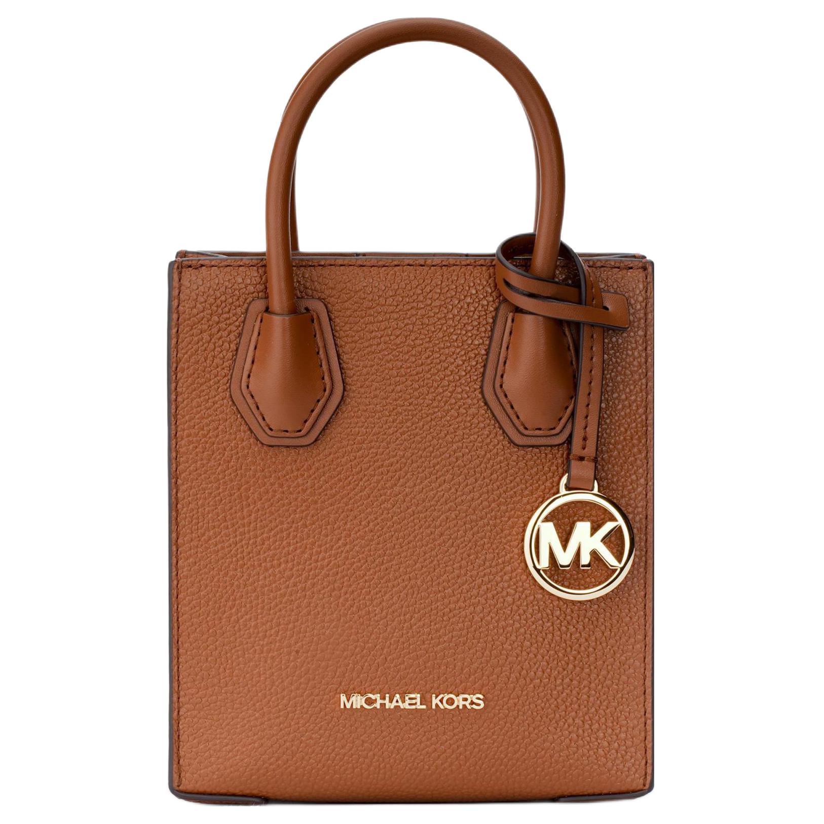 Женская сумка MICHAEL KORS Mercer (карамельно-коричневая)