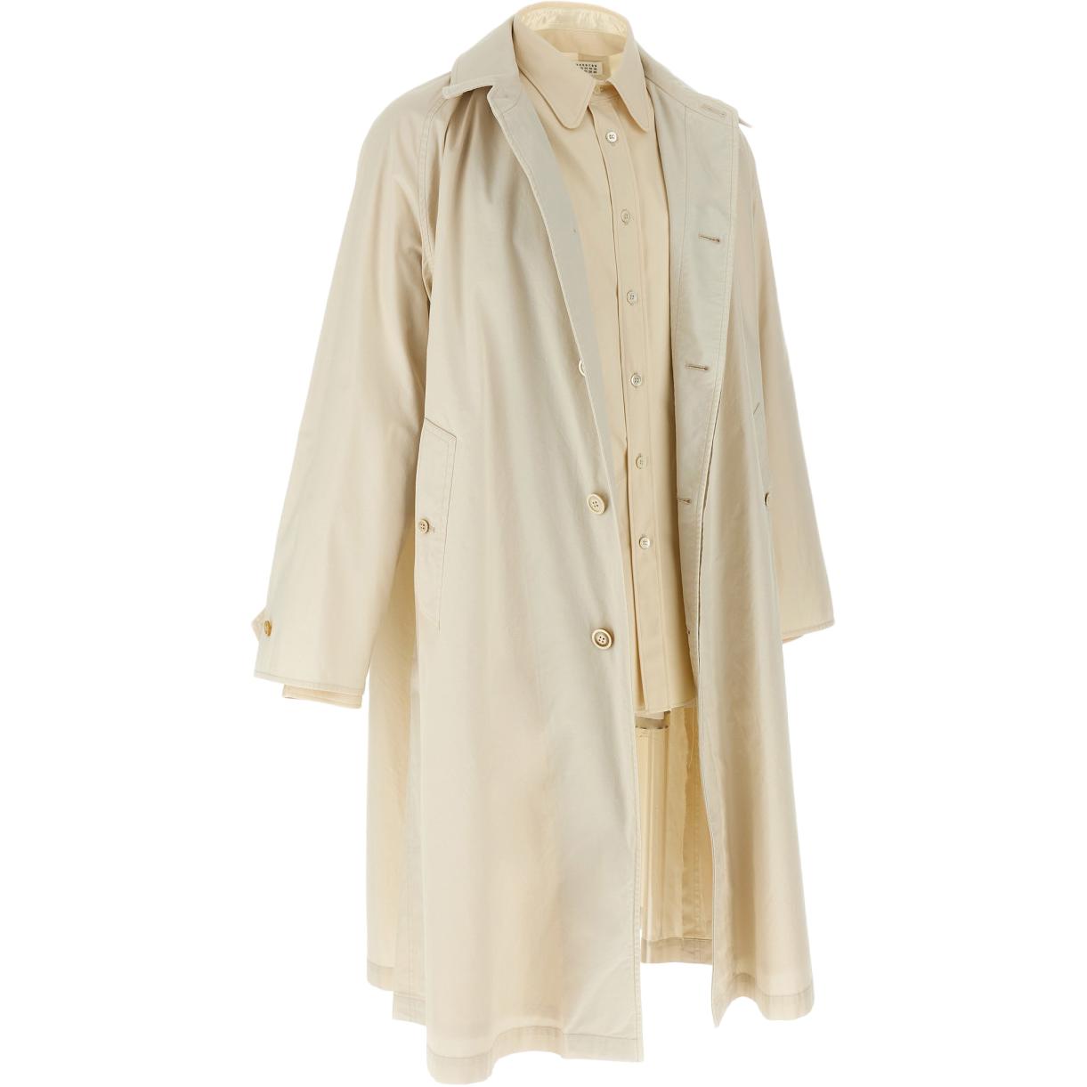 Мужское пальти Maison Maison Margiela (слоновая кость)