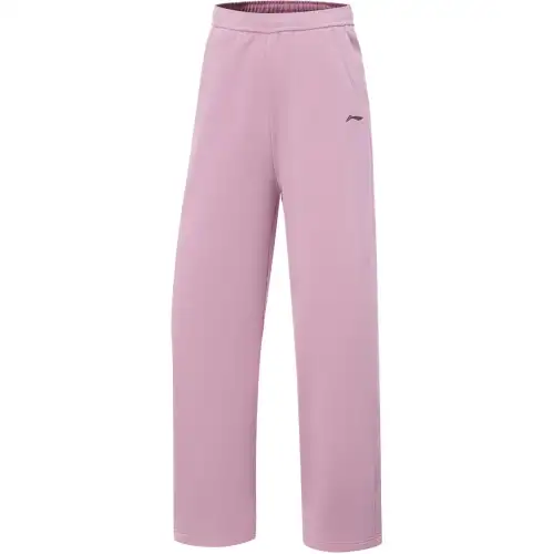 Li Ning Fitness Series Knitted Sweatpants Women's Huyu Purple