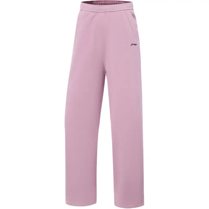 Li Ning Fitness Series Knitted Sweatpants Women's Huyu Purple