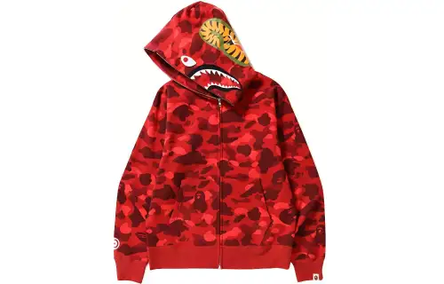 Bape Color Camo Shark Full Zip Hoodie
