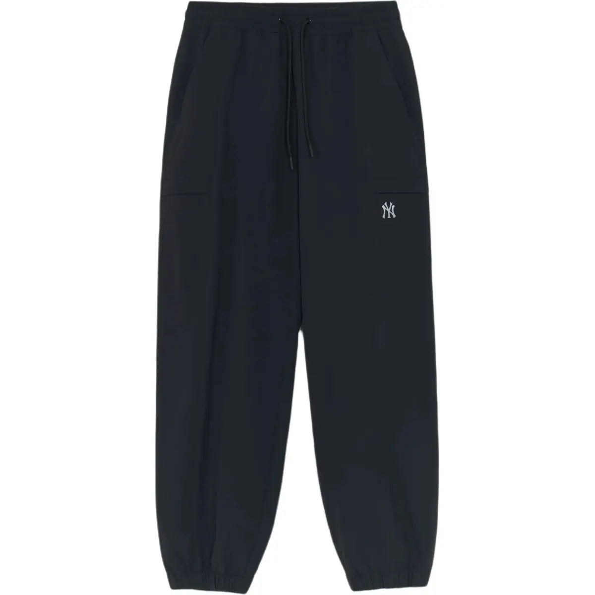 MLB Knitted Sweatpants Women's Black Moderate Cuffed Pants