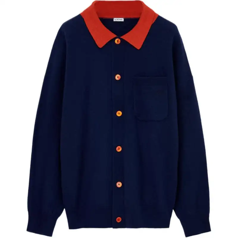 LOEWE Polo Collar Buttoned Cardigan