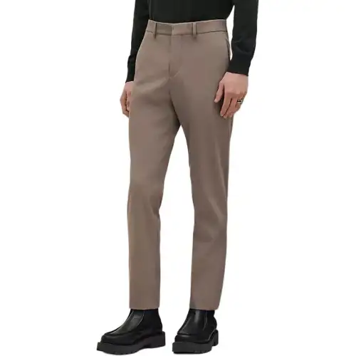 HERMES Casual Pants Men's Light Brown Moderate Other
