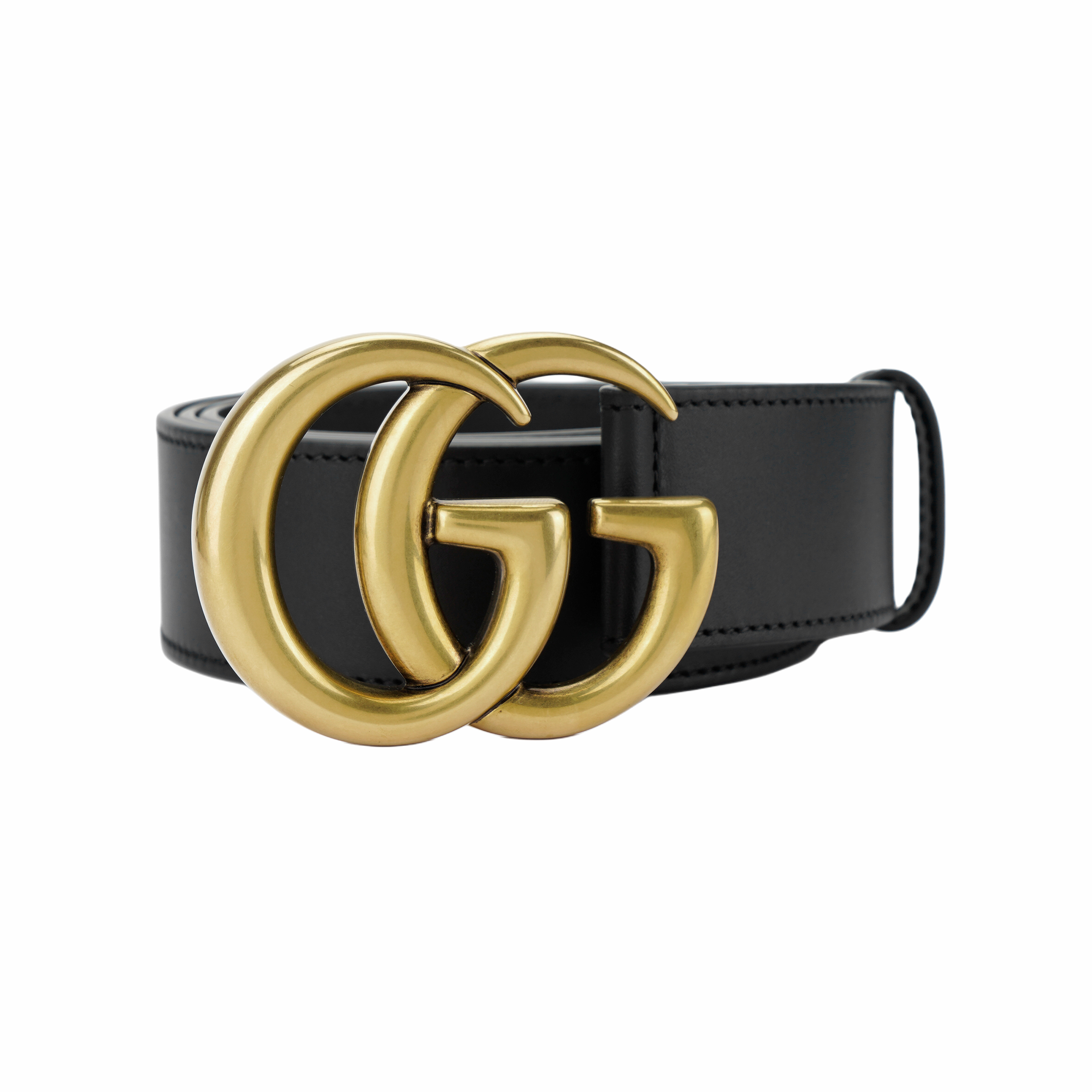 Мужской ремень Gucci GG Marmont G (черный) — фото 5