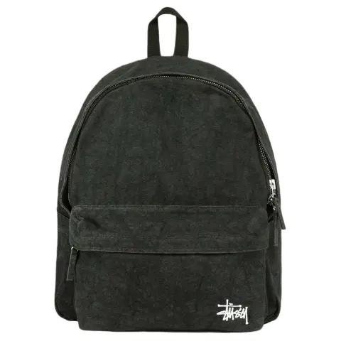 Stussy Canvas Backpack Washed Black