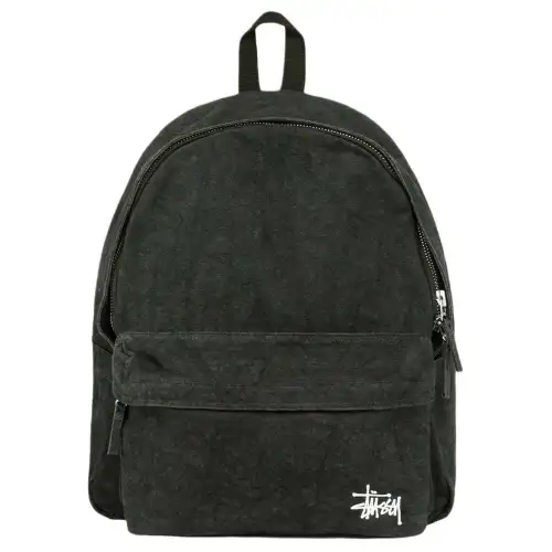 Stussy Canvas Backpack Washed Black