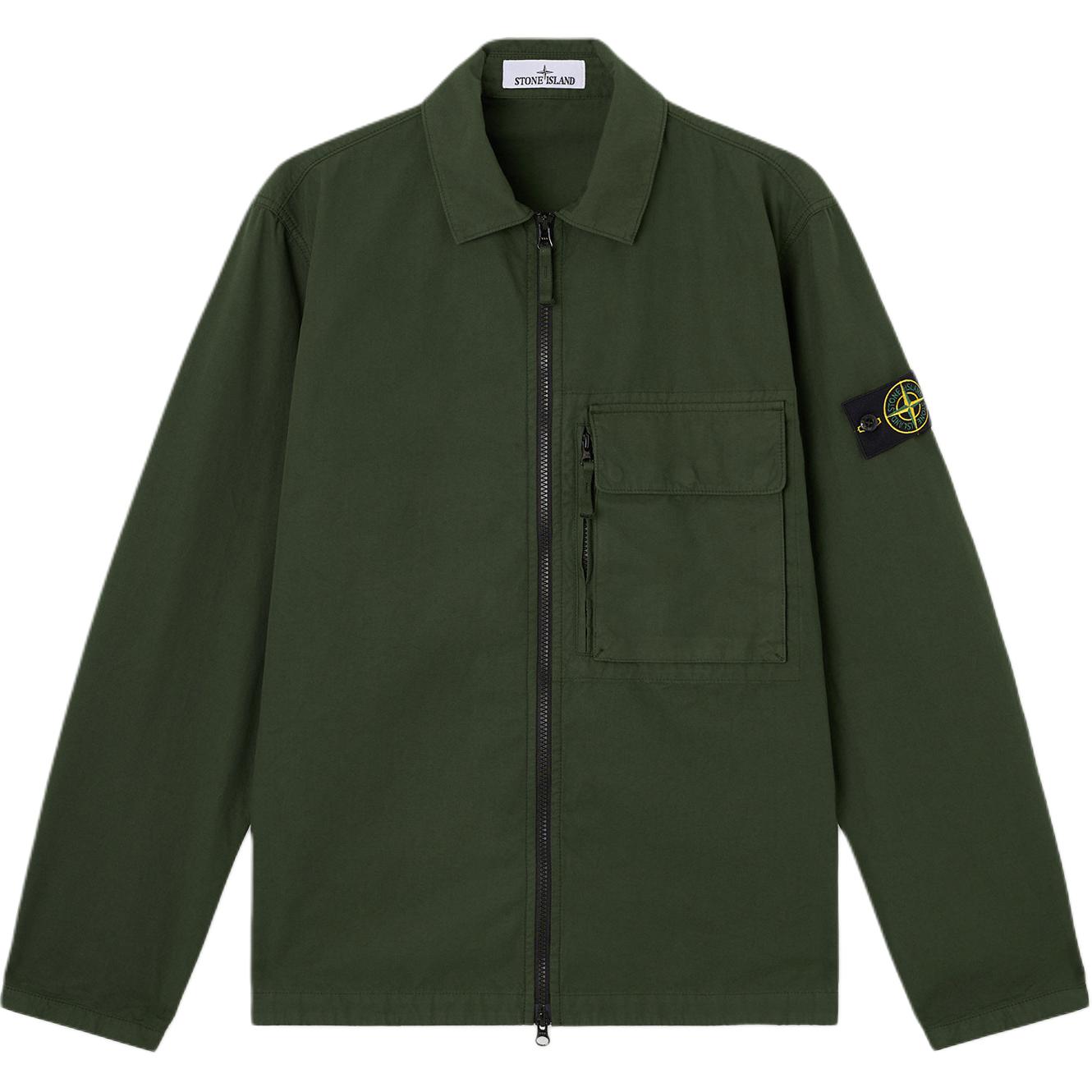 Мужская куртка STONE ISLAND Double Zip (черная)