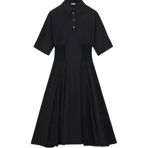 Loewe Short-Sleeved Midi Dress