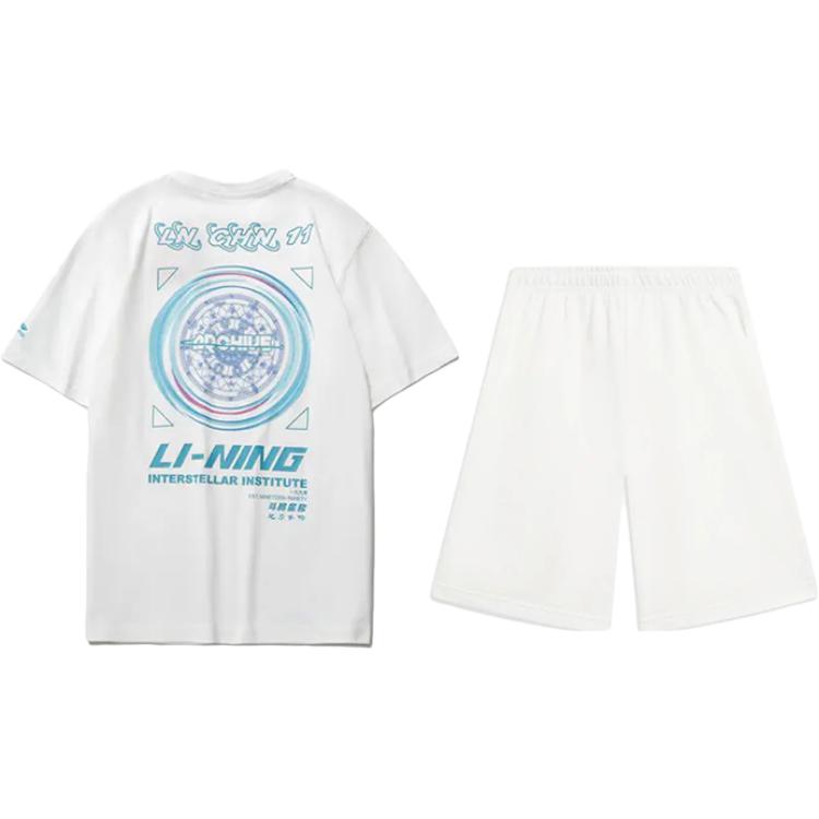 Li Ning Casual Sportswear Unisex White+White