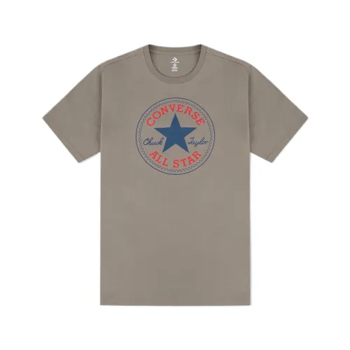 Converse T Shirts Men's Dark Gray Crew Neck
