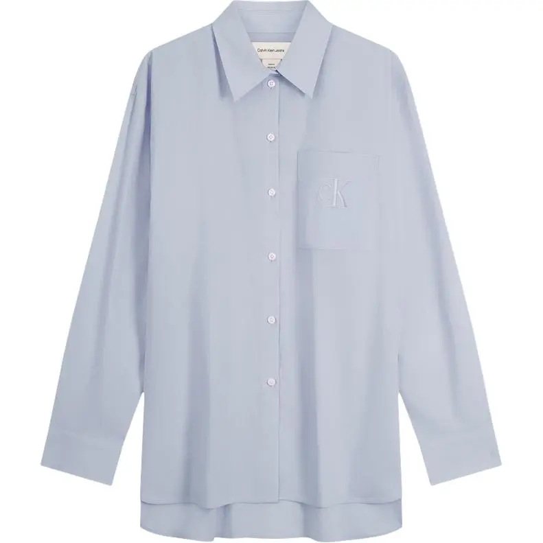 Calvin Klein chest-pocket logo-detail shirt