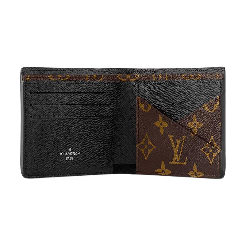 Мужское портмоне Louis Vuitton Multiple (коричневый) — фото 4