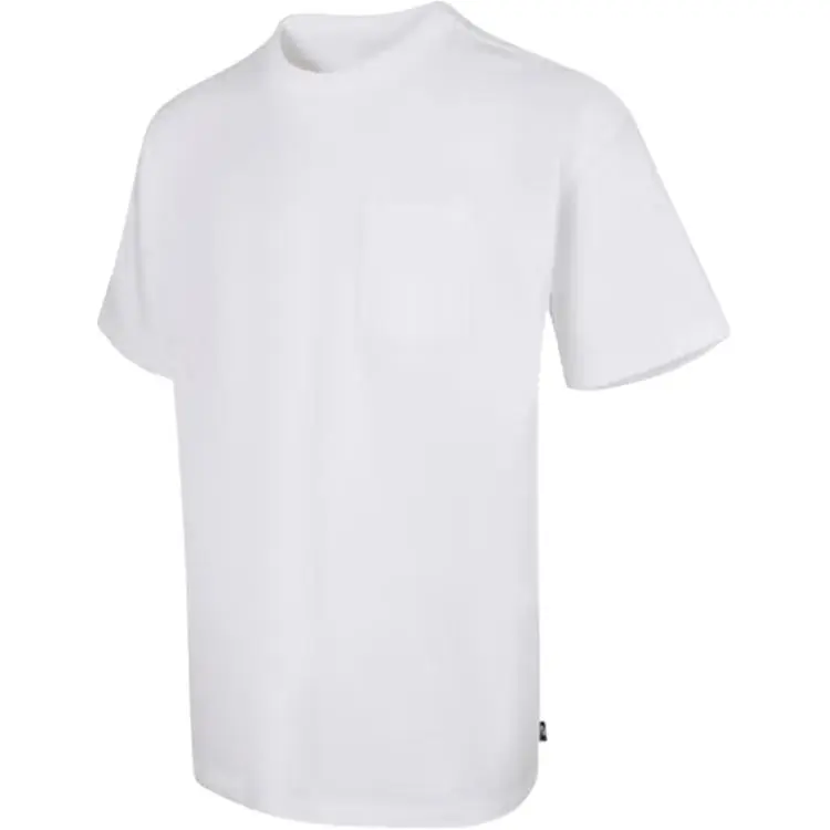 Nike T-Shirts Men's White Crew Neck Moderate Straight Fit
