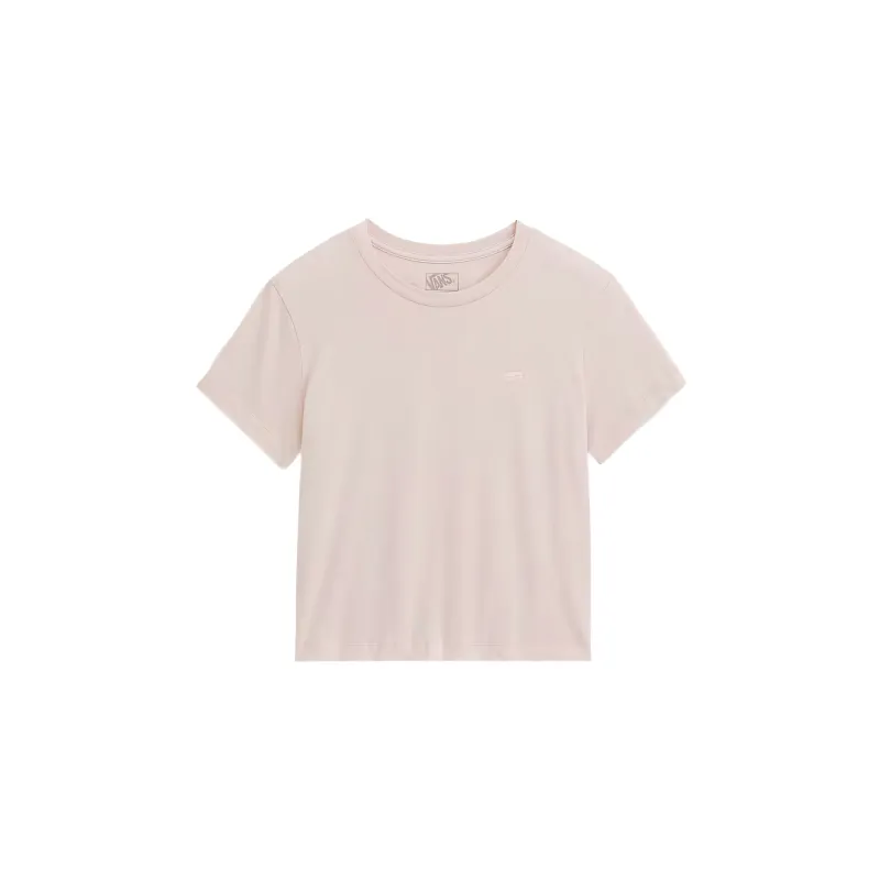 Vans T Shirts Women's Pink Crew Neck Moderate Other