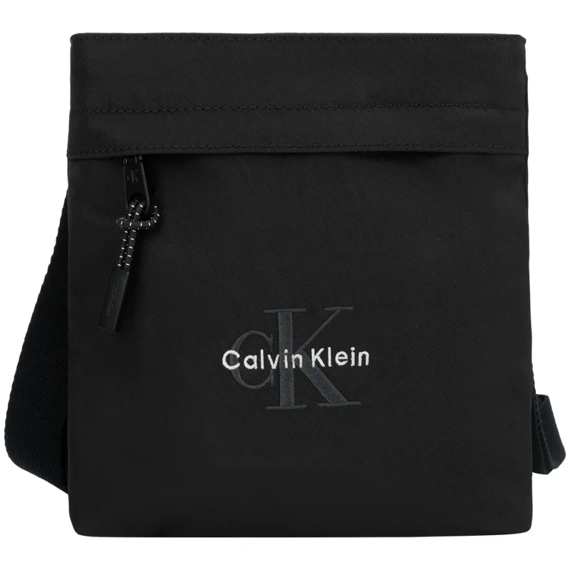 CALVIN KLEIN Fabric Shoulder Bag Men's Space Black