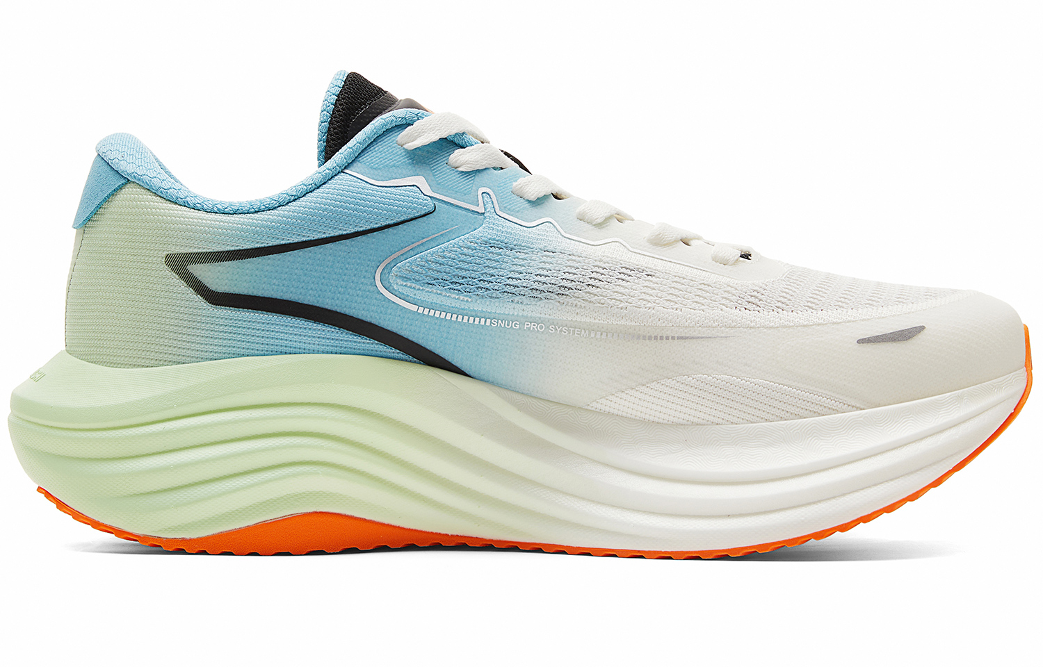 PEAK Fabric Cushioning Coverage Rebound Low top Casual Running Shoes Men’s White Green Blue