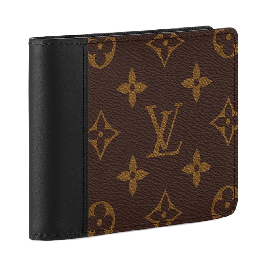 Мужское портмоне Louis Vuitton Multiple (коричневый) — фото 2
