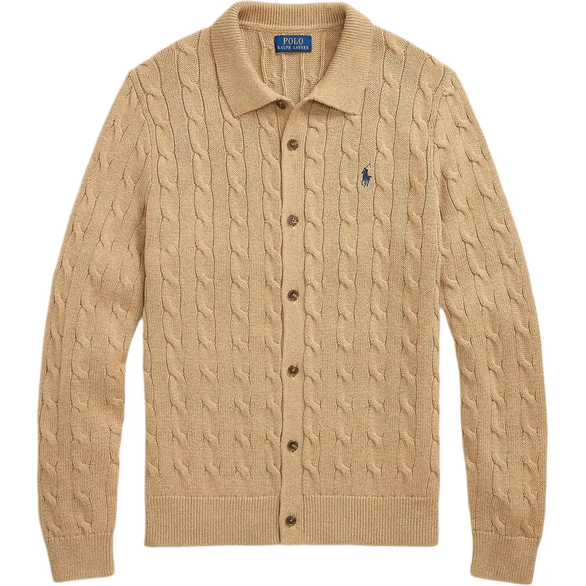 Polo Ralph Lauren FW25 Knitwear Standard Men's Camel Mixed Color