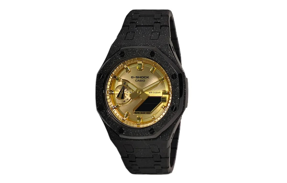 CASIO Custom Collection GA2100 Collection Quartz Movement Stainless Steel Strap Watch Unisex