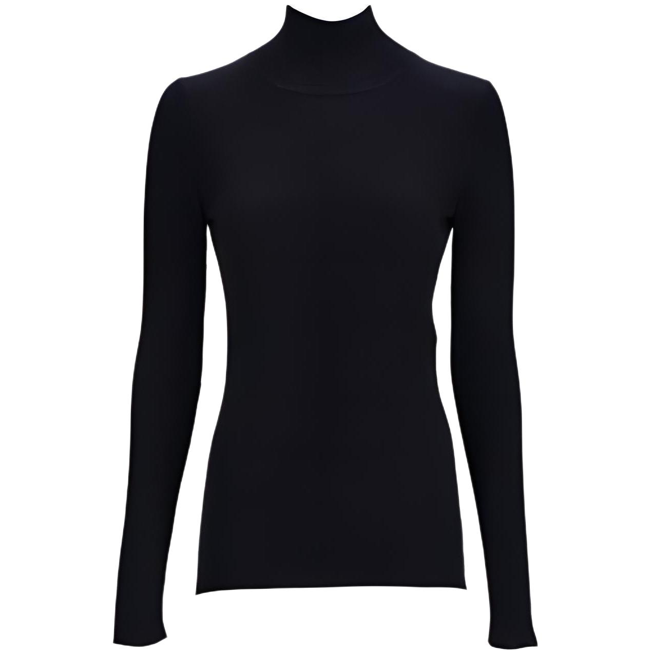 Balenciaga Sweaters Women's Black Stand Collar Moderate Other